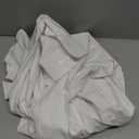 Alimens & Gentle Men's Dress Shirt Regular Fit Stretch Stain Shield Long Sleeve Solid Business Wedding Button Down Shirts (X-Large, White)