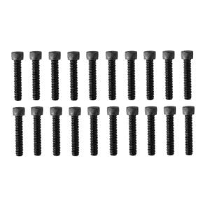 Socket Head Cap Screw, 1/4-20 x 1-1/4", Alloy Steel, Black Oxide, Hex Socket Coarse Thread, 1/4 inch Hexagonal Allen Bolt, Length:1-1/4 inch, Full Thread (Quantity: 20)