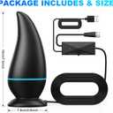 Indoor TV Antenna Long Range, Antenna for Smart TV 4K 1080p Support Signal Reception,13.5ft Coax HDTV Cable