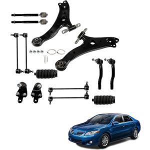 14-Pack Front Lower Control Arm Tie Rods Suspension Kit Replacement for 2007 2008 2009 2010 2011 Camry