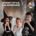 5 x X-Protector Halloween Tattoos for Kids - Giant Pack of Temporary Tattoos - Fake Halloween Tattoos Gifts - Glow in the Dark Spooky Party Favors - Bulk Halloween Goody Bag Fillers!