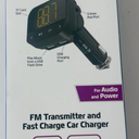 ZGear FM Transmitter and Fast Charging Car Charger 12 watt 2.4 amp Aux & USB port 2 Pack 