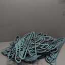 Heavy Duty Plastic Hangers 50 Pack with Non-Slip Design,0.2 Inches Thick,360Swivel Hook Space Saving Organizer for Bedroom Closet,Shirts,Pants,Strong Enough for Coat(Dusty Blue- S Shaped)