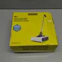 Krcher KB 5 Electric Floor Sweeper Broom, for Carpets, Hardwood Floors and Tiles, Lightweight and Cordless, Ideal for Fur, Hair, Dirt & Dust - White