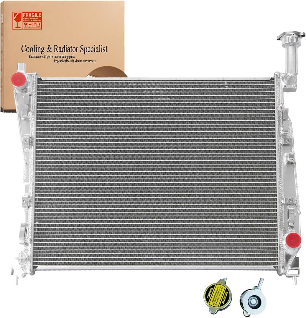 Radiator Compatible with 2011-2021 Dodge Durango RT,2011-2021 Jeep Grand Cherokee 3.0L 3.6L V6 5.7L 6.4L V8 RT SRT Limited