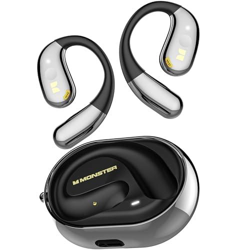 Monster Open Ear AC360, Wireless Bluetooth Rotary Earphone, with Lanyard, Upgraded Bluetooth 6.0, Touch Control, 24h Long Battery Life, IPX5 Waterproof,Long-Lasting Wear Without Fatigue