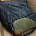 newyoo GlideTow TR18M Lightweight Travel Stroller for Baby, Compact Foldable Infant Stroller with Luggage Handle & Cup Holder, One-Hand Easy Fold, Near Lay Flat Recline Seat, Green