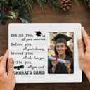 Graduation Picture Frame, Congrats Grad Frame for Him Her High School, Class of 2026 Keepsake Fits 4x6 Photo, 10 x 8 inches