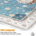 32"x48" 2 Pack Washable Pee Pads for Dogs, Rabbits & Hamsters - Reusable Puppy Pads Super Absorbent Waterproof Non-Slip Potty Pads for Crate, Couch, Car, Whelping & Playpen Liners