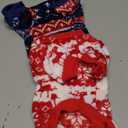 FabriCastle Christmas Dog Sweater, 2-Pack Dog Clothes, Ultra Soft and Warm Pet Jackets for Small Dogs & Cats, Winter Pet Apparel Costumes, Puppy Outfits (Red,Blue, Small)