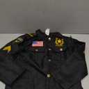 Kangaroo Police Costume for Kids – 12 Pc Black Cop Outfit with Hat, Badge, Handcuffs, Holster & More Black M