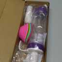 JAYVAR Dessert Decorating Syringe Set, Icing Dispenser Tool, Dessert Decorator Pro with 7 Icing Nozzles for Pushes Icing to Decorate Baked, Cake Decorating Gun for Frosting Cream to Make Cupcakes