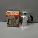 Imusa USA Aluminum Stovetop 6-cup Espresso Maker (B120-43V), Silver
