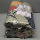 U'Artlines 8x10ft Vintage Floral Area Rug Machine Washable Ultra Soft Low Pile Non Slip Non Shedding Accent Floor Carpet for Living Room, Bedroom, Dining Room, Office (Green)