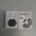 Ear Buds Invisible Mini Earbuds Wireless Bluetooth, Smallest Low Profile Micro Tiny Discreet Hidden Earbuds for Work, Small Headphones, Sleep Wireless Earphone IPX5 Waterproof for Small Ear Canals (Black)