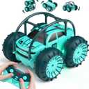 MaxTronic Amphibious Remote Control Car,Rechargeable RC Cars Toy 360° Flips Rotation Stunt Crawler 15KM/H 4WD All Terrain Outdoor Indoor Toy for Kids Boys Girls 3-12