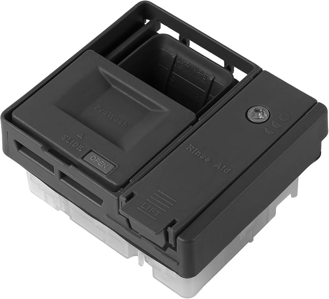 W10861000 Detergent Dispenser Fit for Maytag,KitchenAid,JennAir,Dishwasher Replacement Part for Dishwasher Detergent Tray, Compatible with Models WDT970SAHZ0 WDT750SAHZ0 WDT730PAHZ0 WDT780SAEM1
