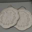 Bunny Wall Sign Embroidery 2pc