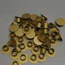 48 Pcs Gold Taper Candle Holders Bulk for Wedding Pillar Candles Metal Taper Candlesticks Holders Centerpieces Short Candle Stick Dinner Decor for Party Anniversary Dinning Table Gift