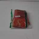 Red Merry Christmas Welcome Decorative Doormat, Seasonal Winter Low-Profile Floor Rug for Indoor Outdoor 17x29 Inch