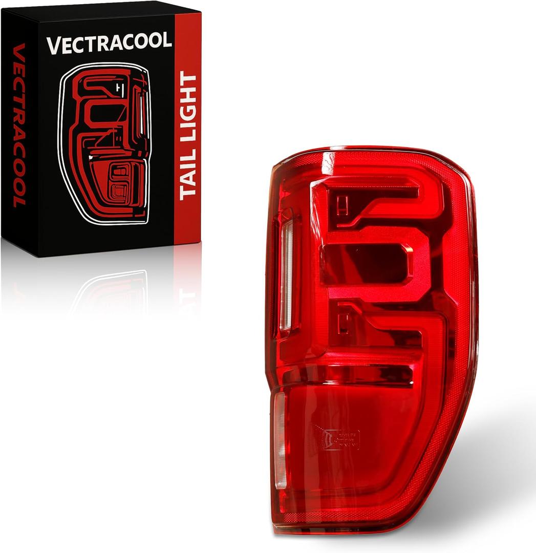 LED Right Tail Light With Blind Spot Compatible with Ford Ranger 2019-2023 Replacement# KB3Z13404G