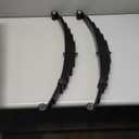 Trailer Leaf Spring 6 Leaf Double Eye 3500 lbs Cap for 7000 lbs Axle Suspension 25-1/4" Length fits for SW6 - Set 2