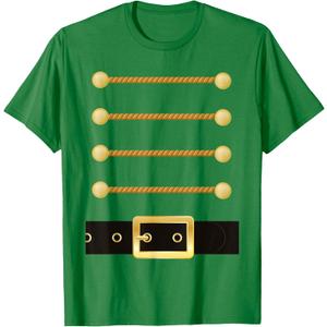 Nutcracker Character Soldier Costume Uniform Funny Christmas T-Shirt XS