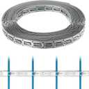 Kingdder 50ft Cable Guides for Electric Radiant Floor Heating Cables Electric Radiant Heat Strapping for Timber/concrete Subfloor Compatible with Most Underfloor Heating Systems