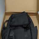 Mini Backpack for Women Men, Convertible Anti Theft Sling Bag with USB Charge Port, Lightweight One Strap Casual Pack for Travel (Black)