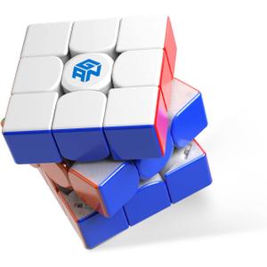 GAN 12 Maglev UV, 3x3 Stickerless Speed Cube Gans 56mm Magic Cube Puzzle Toys for Kids Teens Adults Holiday Stocking Stuffers Birthday Gifts, GAN Flagship(Primary Internal)