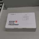 keyless Entry Front Door Lock Set: Smart Deadbolt with Lever Handle (Fingerprint/Code/Keypad/Digital) Auto-Lock & Easy to Install for Home Entrance & Family Users (Black)