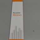 Beonsky Replacement Straw Compatible with Stanley 40 oz 30 oz Cup Tumbler, 6 Pack Reusable Straw with Cleaning Brush, Plastic, Clear