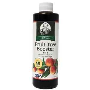 Farmer's Secret Fruit Tree Booster Fertilizer (8oz) - Super Concentrated and Phosphorus Rich - Formulated for All Fruit Trees Including Peach, Banana, and Apple Farmer's Secret Fruit Tree Booster Fertilizer (8oz) - Super Concentrated and Phosphorus Rich - Formulated for All Fruit Trees Including Peach, Banana, and Apple