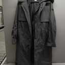 DKNY Women's Belted Trench Coat With Hood – Lightweight Water-resistant Long Jacket (EXP 02/26/26) Medium