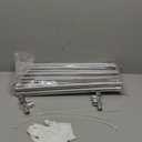Full Size Canopy Bed Frame, Thicken Stainless Steel, Bed Post Poles, Metal Connectors, Mosquito Curtains, Bedroom Decor
