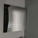 Round Square Shower Head Ultra-thin large area 8" 10” 12” Chrome Stainless Steel Water Rainfall Overhead,8 inch