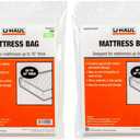 U-Haul Full Mattress Bags for Moving, Storage, and Renovation Protection - 87" x 54" x 10" - Pack of 2