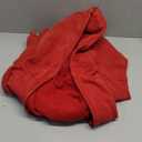 FAIABLE Womens Mens Double Zip Up Hoodie Oversized Acid Wash Heavyweight Hoodies Distress Cotton Fleece Vintage Y2k Full Zipper Couples Sweatshirt Red XL