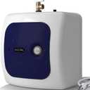 110V-120V 1500W Small Electric Under Sink Tank 8 Gallon Hot Water Heater Storage,Food Trucks Instant RV TR Trailer Kitchen Compact,Wall or Floor Mounted, Easy to Install,30L