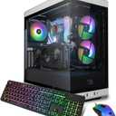 iBUYPOWER Y40 White Gaming PC Computer Desktop Y40WA9N47TS01 (AMD Ryzen 9 7900X, RTX 4070 Ti Super 16GB, 32GB DDR5 5600 RGB (16x2), 2TB NVMe SSD, WiFi Ready, Windows 11 Home)