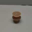 Creative Co-Op Unscented Totem Pillar, Cappuccino Candles, 3" L x 3" W x 3" H, Brown