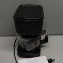 Amazon Basics 5 Cup Drip Coffee Maker, Coffee Machine with Glass Coffee Pot (0.8 Qt), Auto Shut-off, Auto Pause, Removable Filter Basket, Matte Black