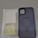 MOCCA Strong Magnetic for iPhone 11 Phone Case,[Compatible with Magsafe][Glass Screen Protector+Camera Lens Protector] Slim Thin Shockproof Cover Case for iPhone 11 6.1 inch, Blue