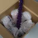 Enhon 4 Pcs Advent Candles Set, 10 Inch Tree Shaped Taper Candles, Unscented Beeswax Christmas Advent Wreath Candle for Xmas, Holiday, Church, Party, or Home Decor (Purple,Pink Style)