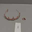 Rapunzel Costume for Women Tiara Crown, Vofler Pink Crown Princess Peach Costume Adult Glinda Girls Princess Diaries Daisy Bubblegum Tiaras Headband Accessories for Mermaid Tangled Birthday Halloween (Rose Gold+Pink)