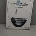 KOHLER Stonewood Quiet-Close, Elongated Toilet Seat Soft Close, Durable Wood, Easy Installation, Universal Fit, Home Essentials, White Finish, K-20466-0