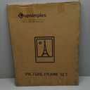 upsimples 11x14 Picture Frame, Display Pictures 8x10 with Mat or 11x14 Without Mat, Wall Hanging Photo Frame, Black, 1 Pack