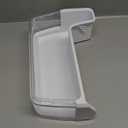 DA97-11483A Refrigerator Door Shelf Bin Assembly Guard Compatible with Samsung Left Lower Door Bin RFG296HDBP RFG297HDBP RFG297HDRS RFG298HDBP, Replacement Parts 2630180 PS4176339 AP5272852 White