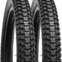 YUNSCM 2-PCS 16" Bike Tires 16x1.95/53-305 Compatible with Kid/Stroller Bike 16x1.90 16 x 1.95 16x2.0 Bike Bicycle Tires (Y-1103)