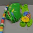 Baby Gyms Play Mats, Play Piano Gym Mat, Activity Mat for Tummy Time with 5 Infant Learning Sensory, Music and Lights for Newborns and Toddlers (Dark Blue)